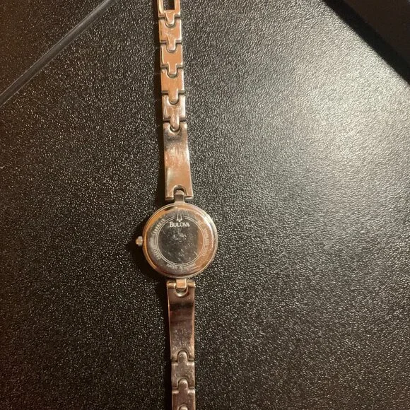 Bulova Diamond Stainless Steel Quartz Classic Watch